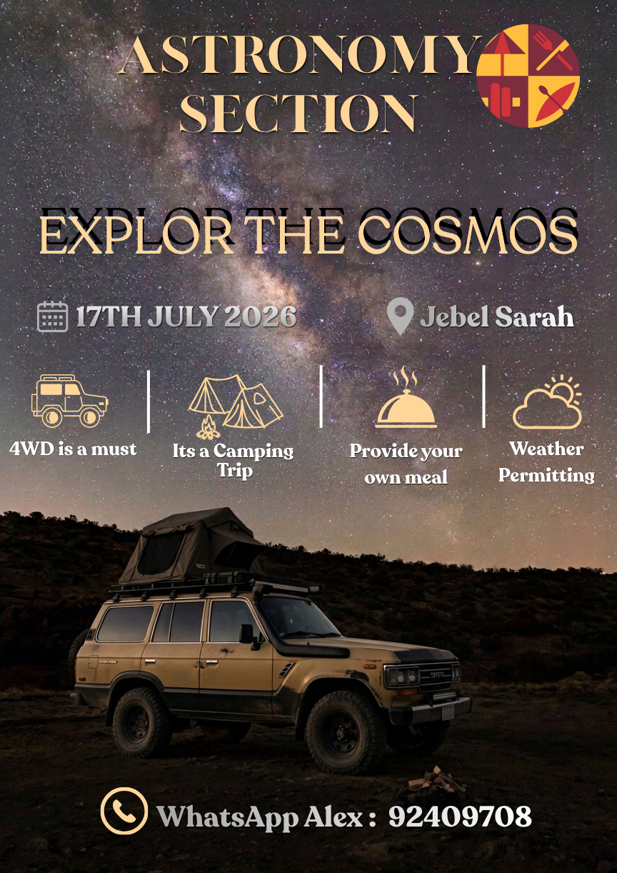 Astronomy Section Trip to Jebel Sarah